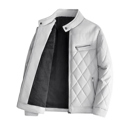 Dicke Lederjacken für Herren, lässig