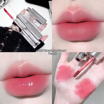 Doppelseitiger Lipgloss mit zwei Effekten, mattem Samt
