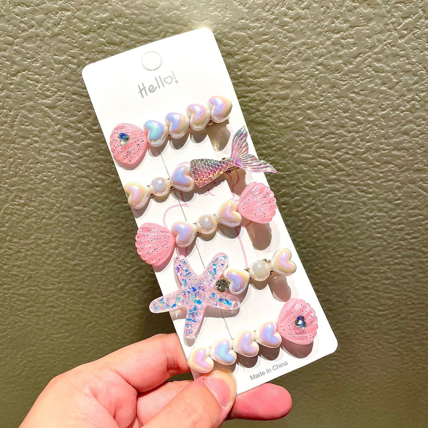 Children's Creative Starfish Shell Hairpin