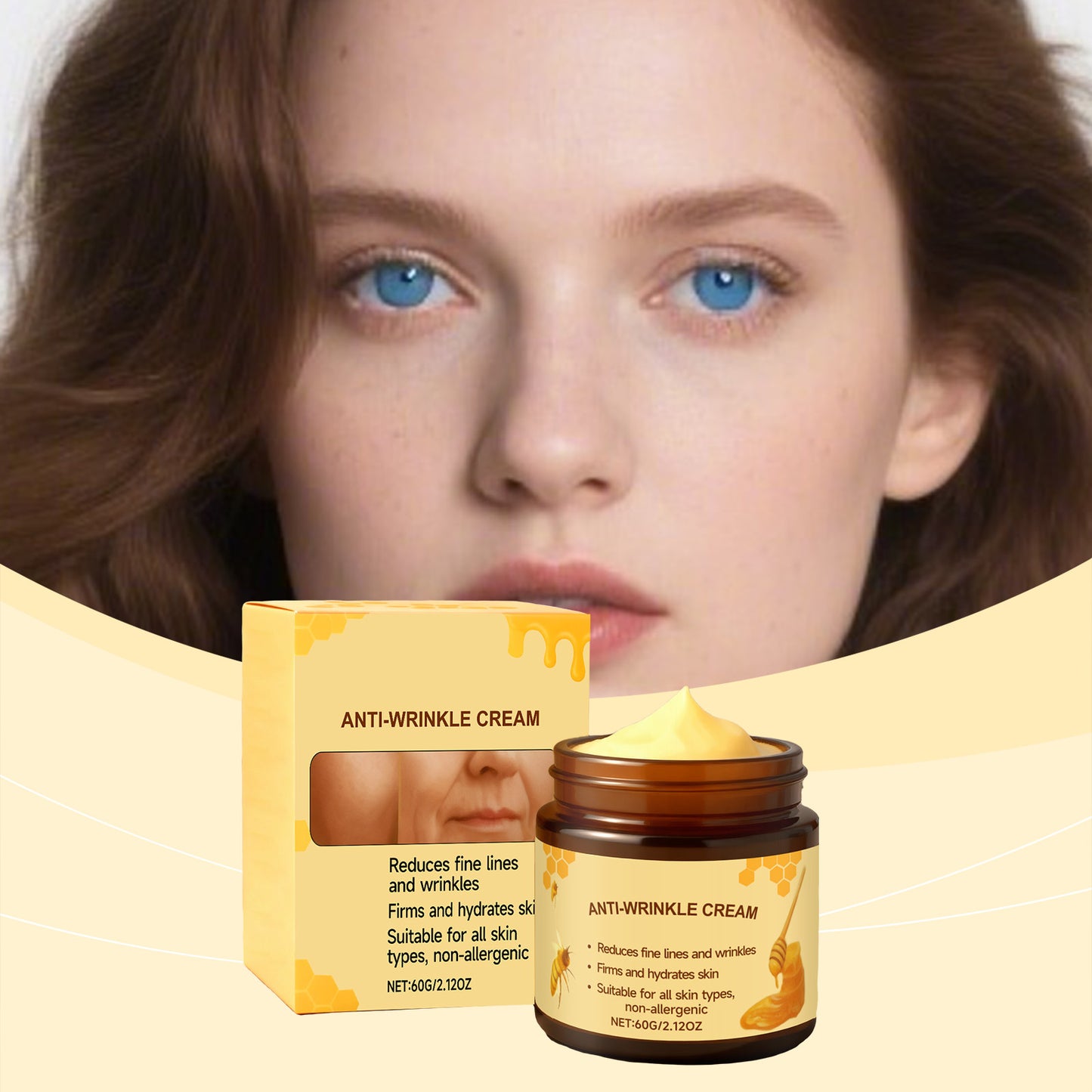 Straffende und festigende Augencreme