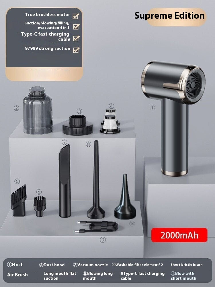 Tragbarer Autoreiniger mit Heimladefunktion