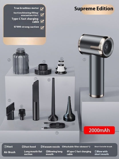 Tragbarer Autoreiniger mit Heimladefunktion