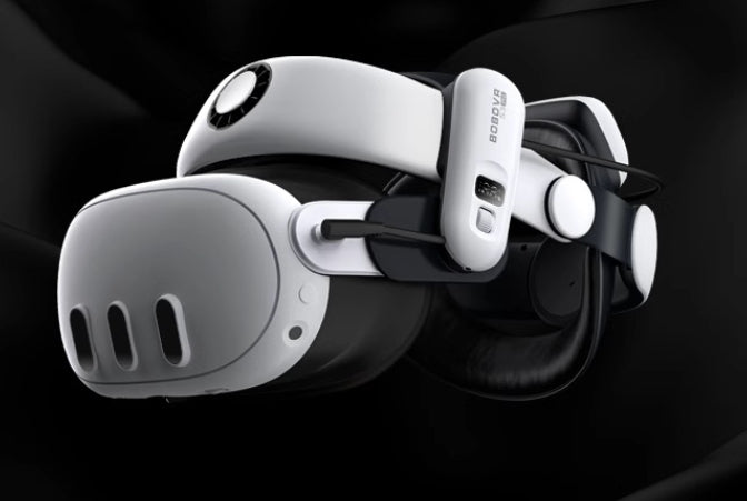 VR-Brille mit mehrfach verstellbarem Kopfband