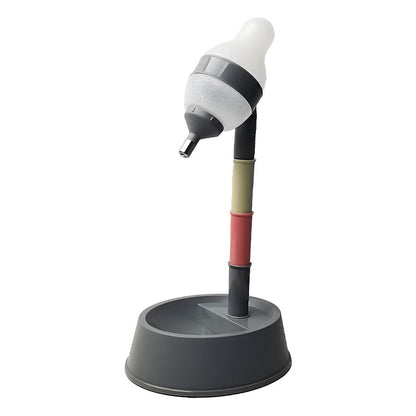 Automatischer Wasserspender für Haustiere mit Ständer, Futternapf und verstellbarer Höhe, Wasserflasche für Katzen und Hunde, Trinkbrunnen