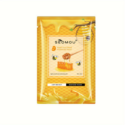 Feuchtigkeitsspendende und nährende Gesichtsmaske mit Pflanzen- und Fruchtextrakten