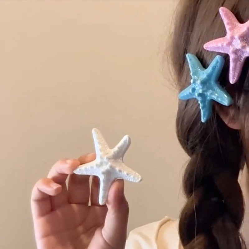 Ocean Wind Summer Simulation Shell Starfish Side Hairpin