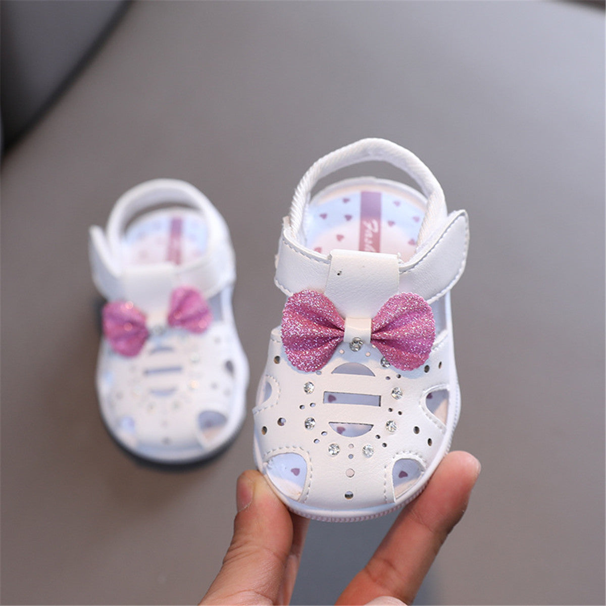 Babyschuhe mit weicher Sohle, Zehensandalen für Kleinkinder