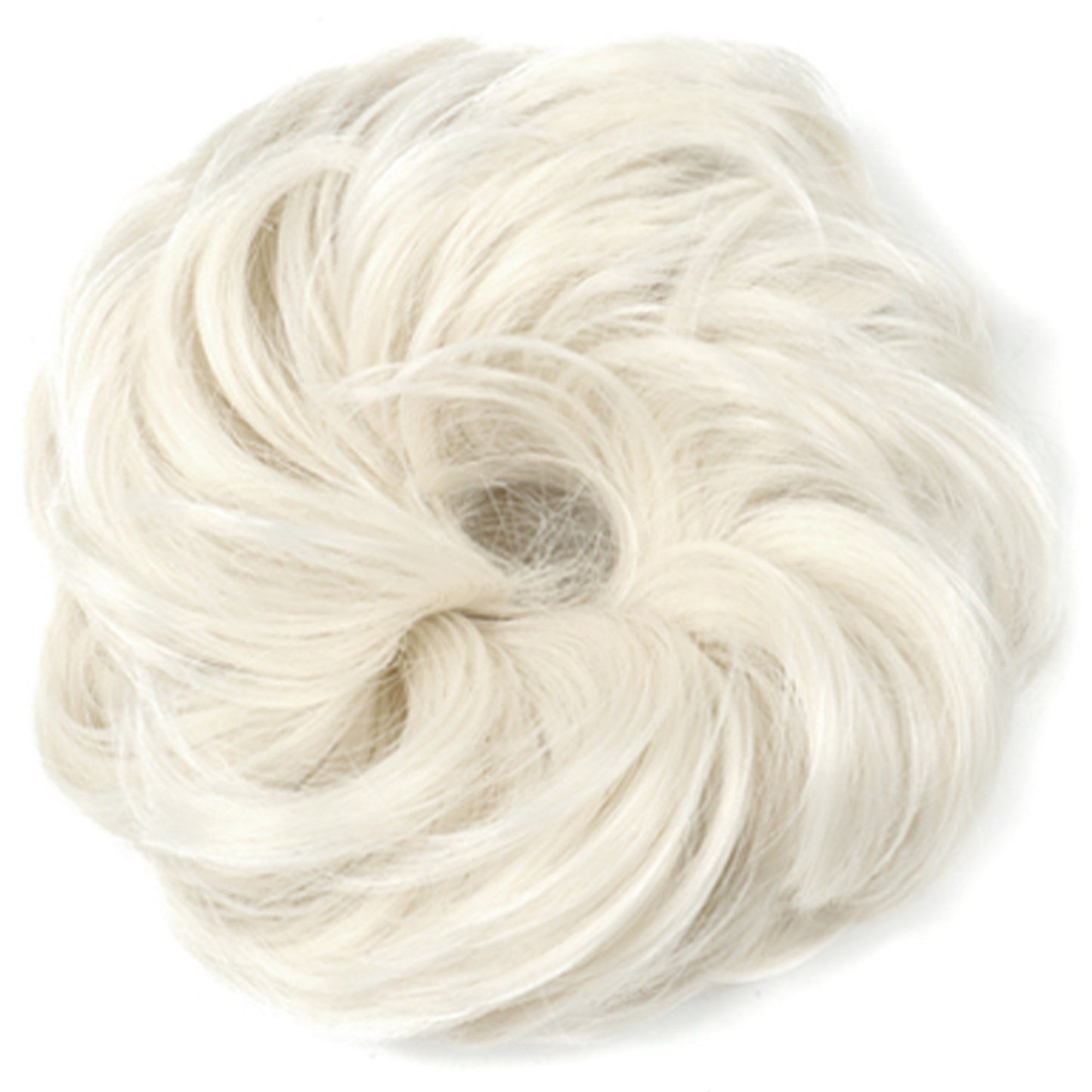 Fluffy Natural Hair Bag Long Beard Bun Artificial Hair Bun